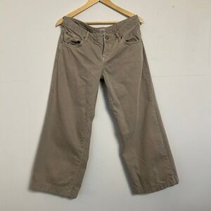 BDG Puddle Jeans Mens W31 L32 Tan Khaki Wide Leg Baggy Skate Pants Urban